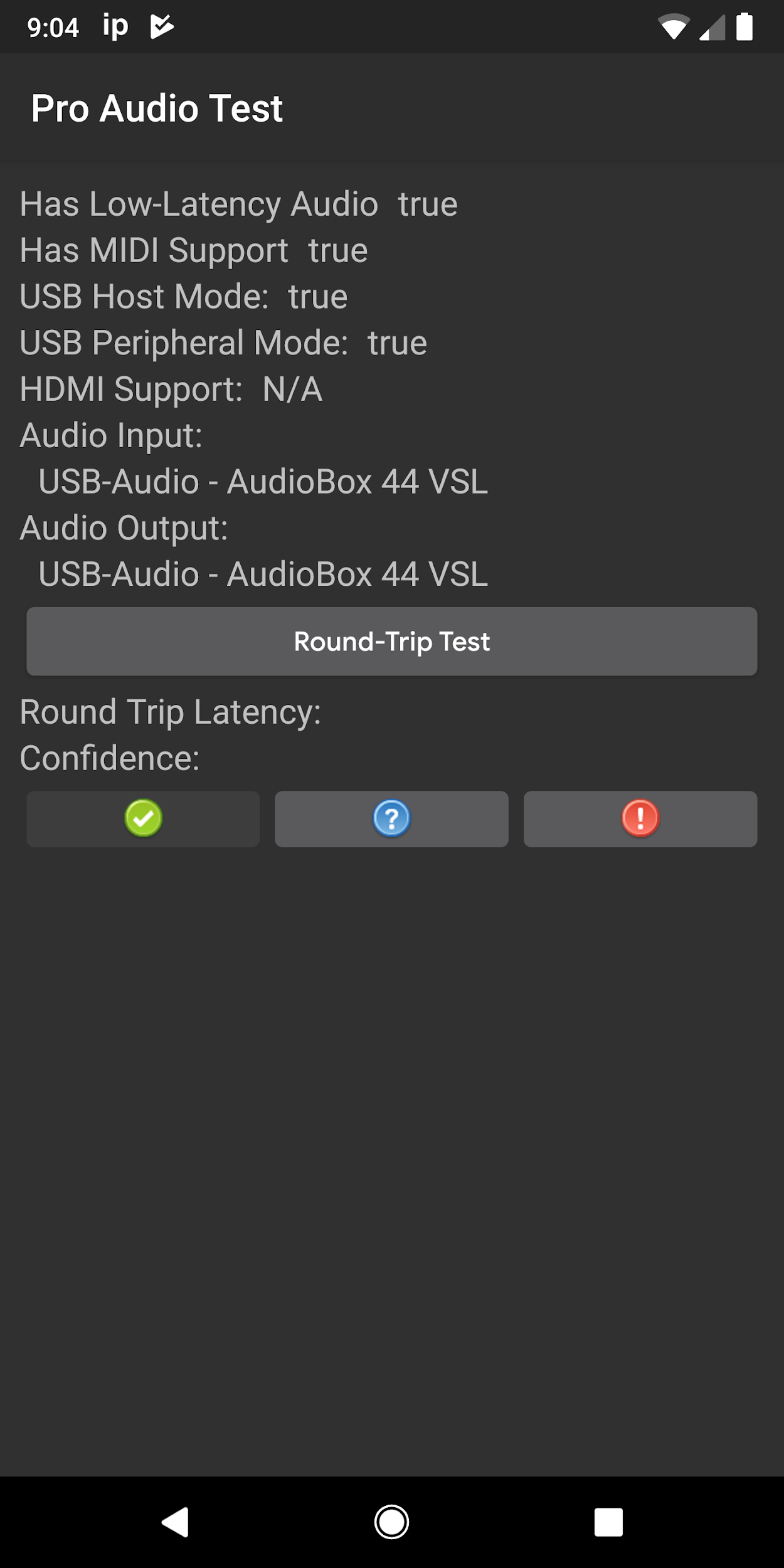 Módulo de teste de áudio CTS Pro