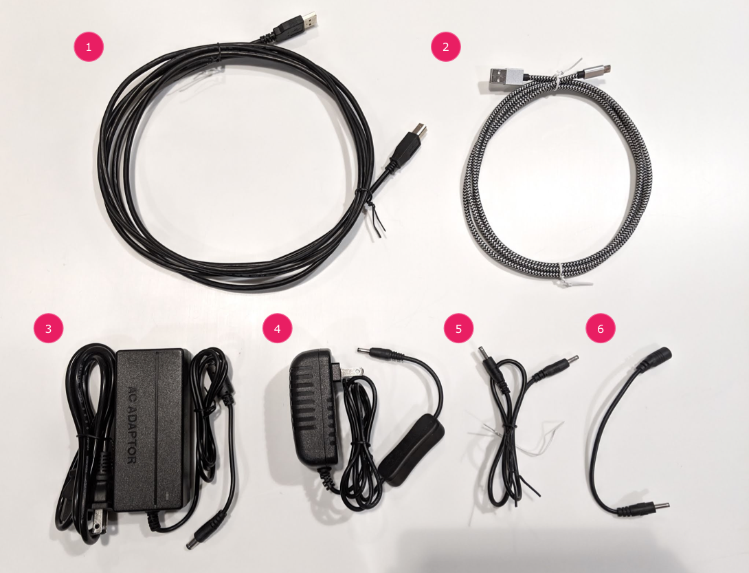 Componentes do teste de fusão do sensor