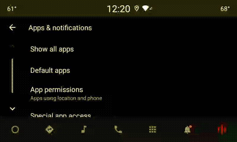 Intégration des paramètres