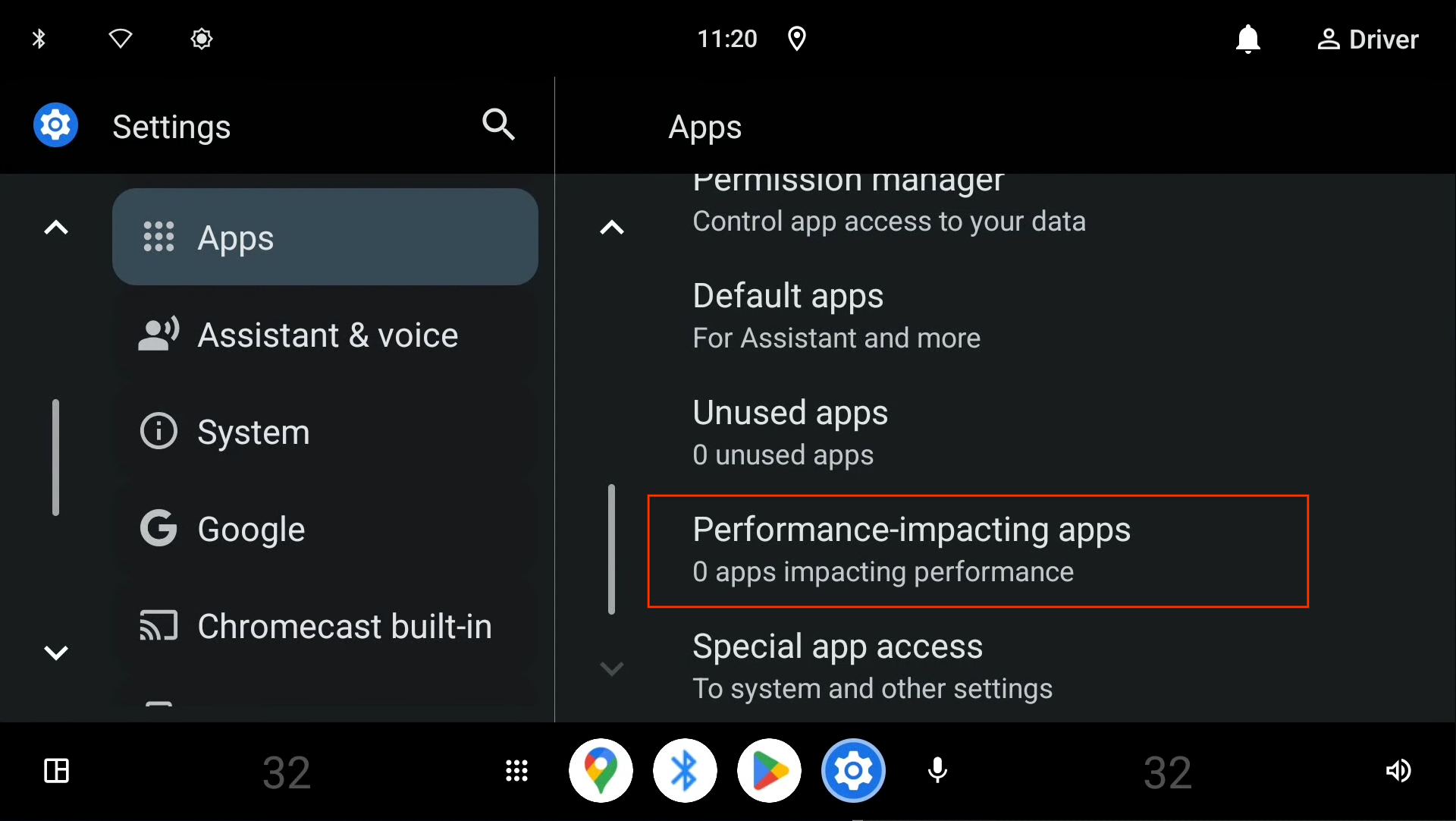 Aplikasi yang memengaruhi performa