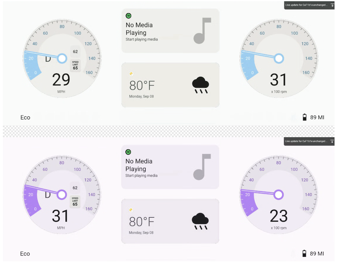 Hem DriverUI hem de HAR temasını değiştirmek için RPC iletişimi.