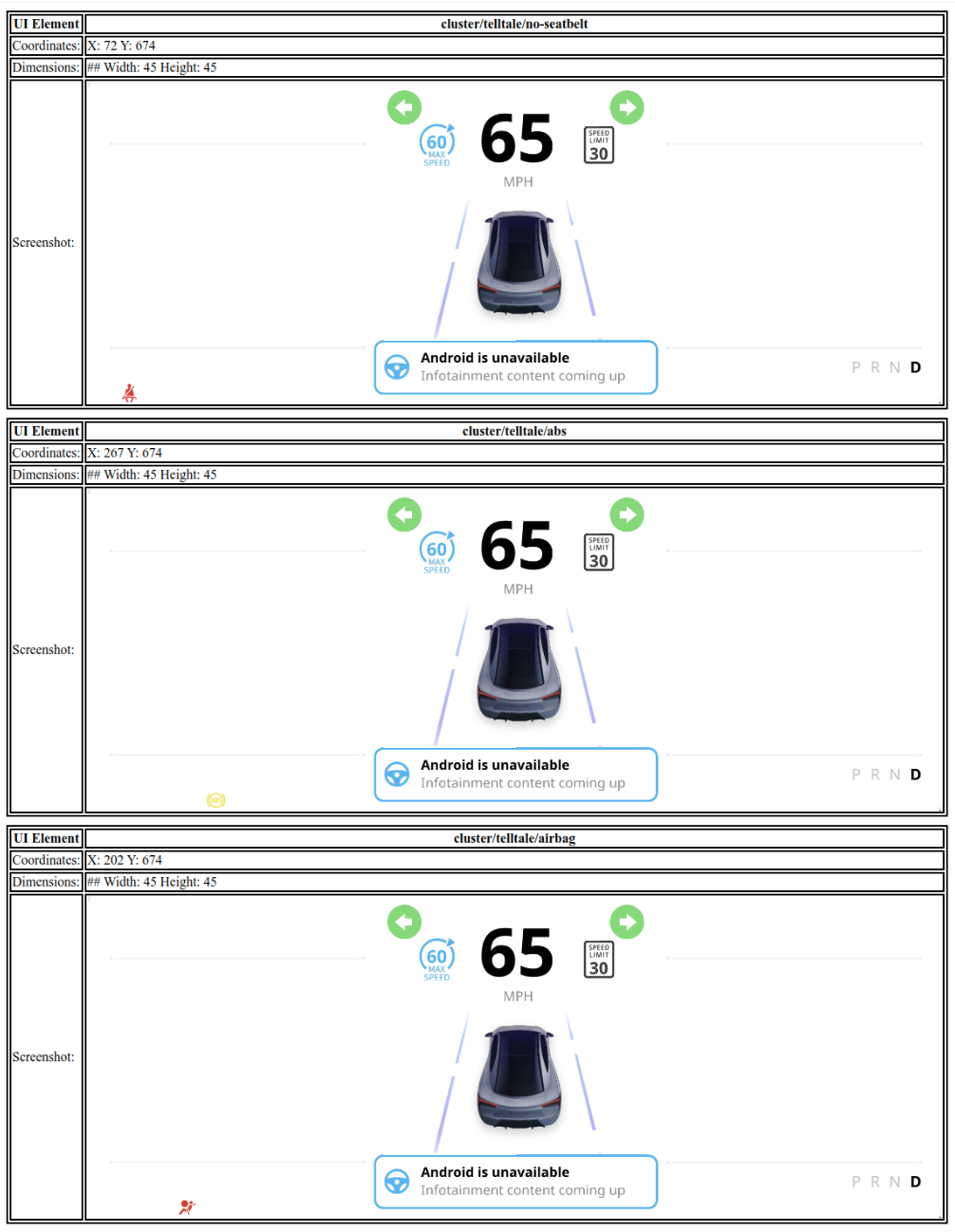 Sample HTML report for review