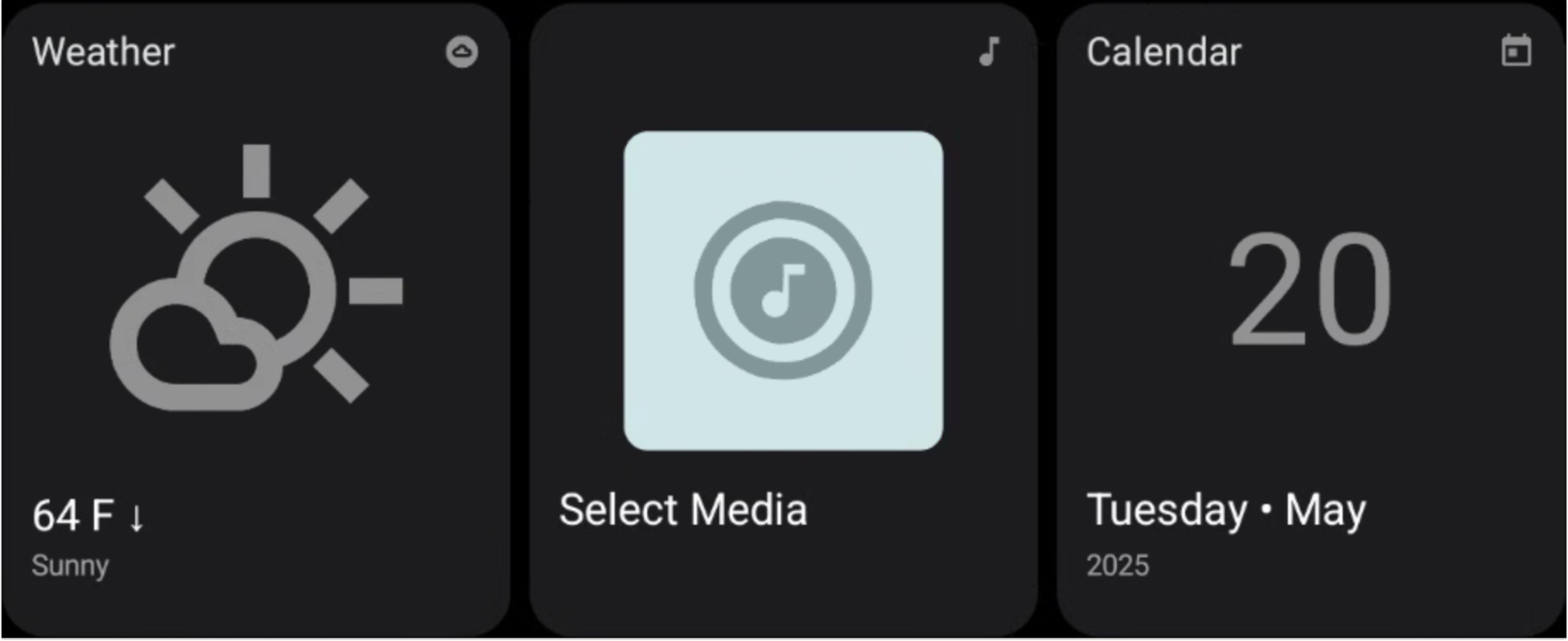 AppCard examples