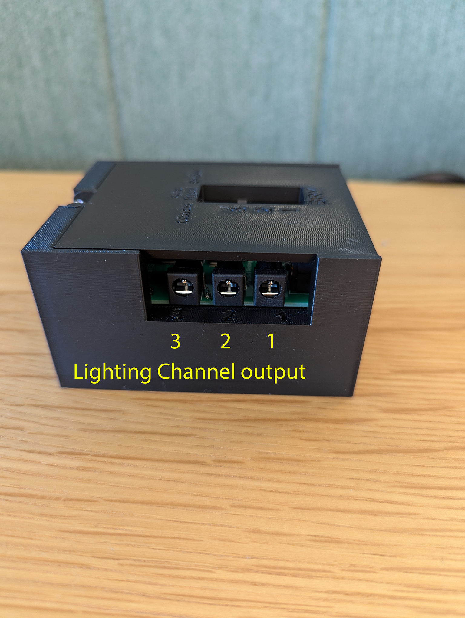 Lighting output location