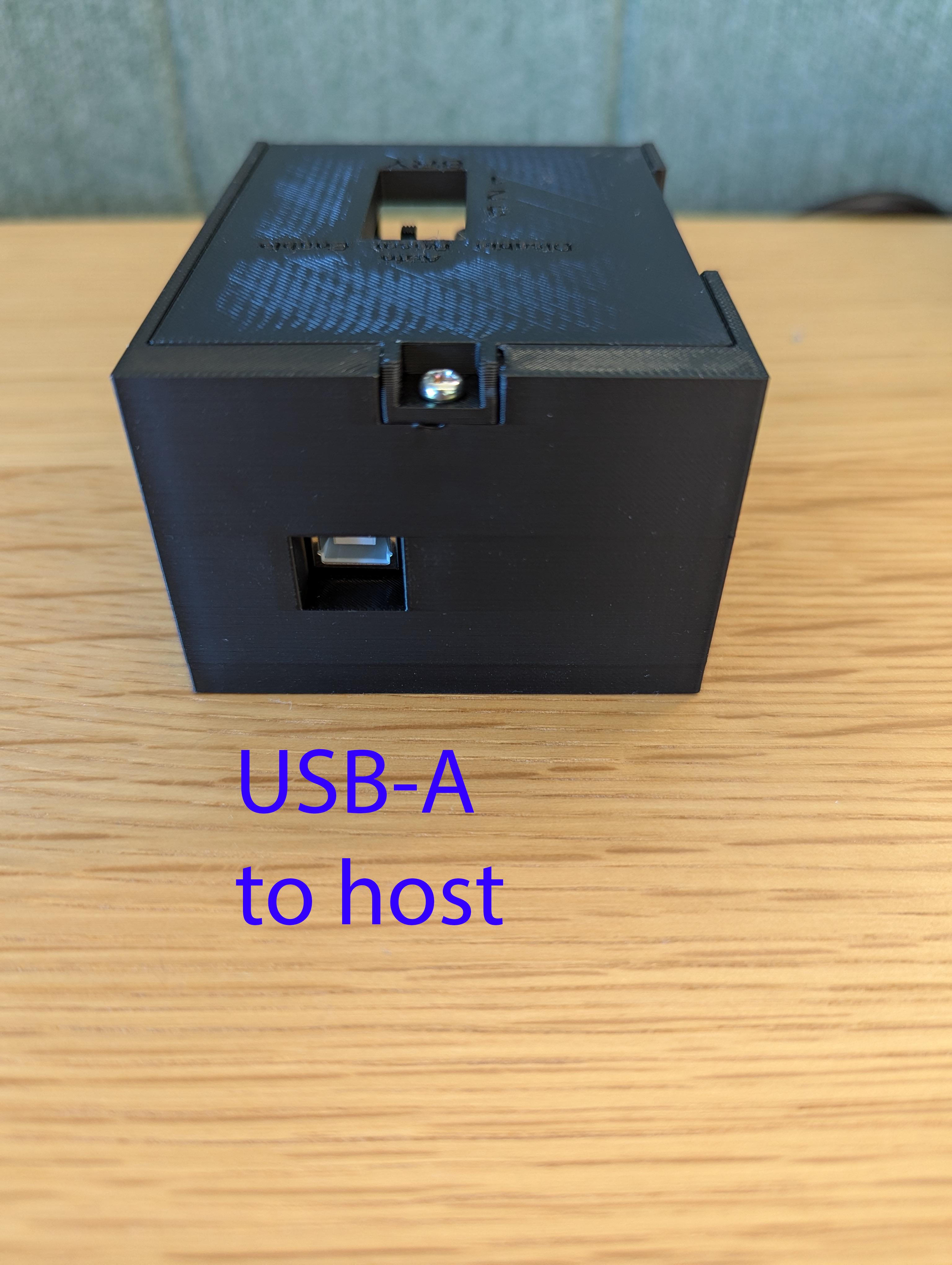 Ubicación del puerto USB-A