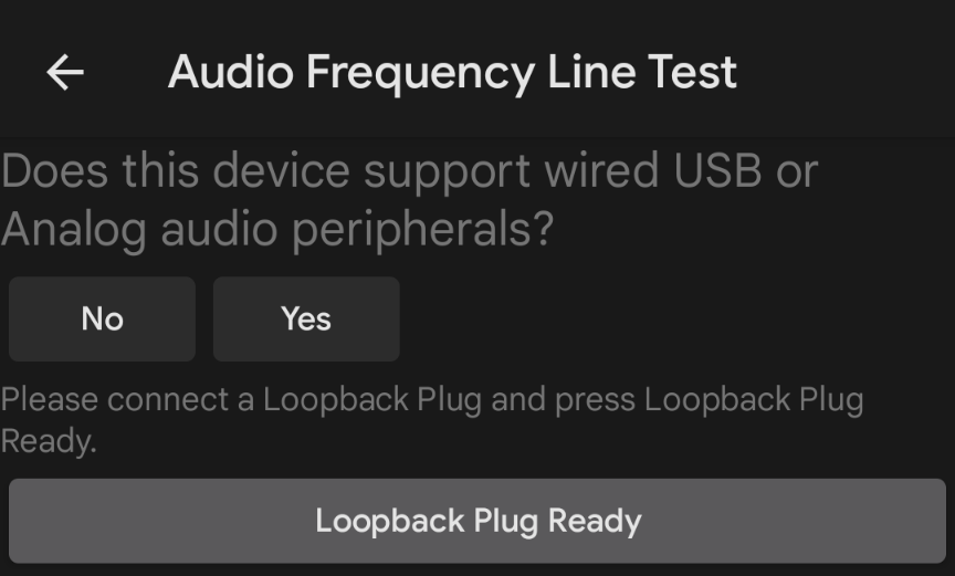 迴路插頭已準備就緒