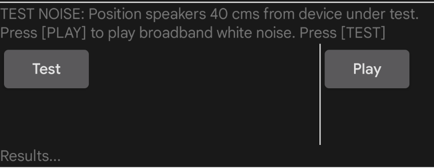 test noise