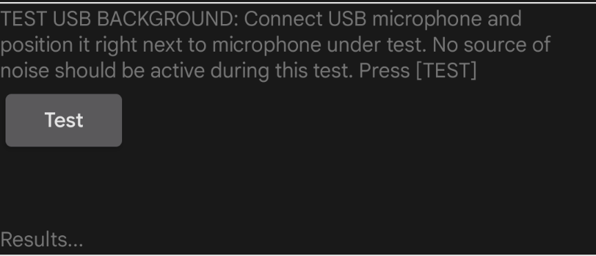 測試 USB 背景