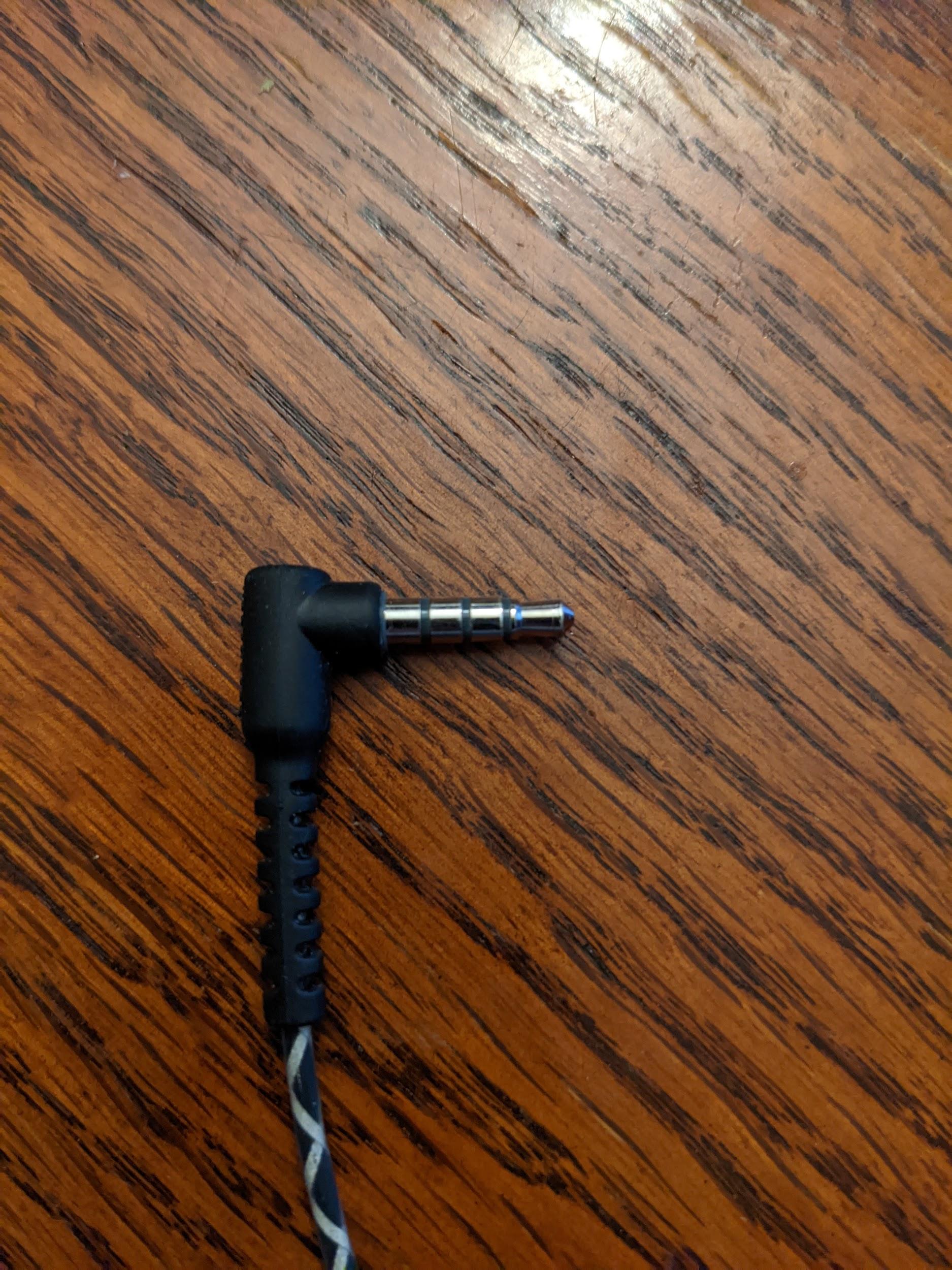 Beispiel für einen analogen 3,5‑mm-Klinkenstecker