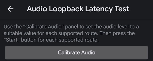 Test della latenza del loopback audio