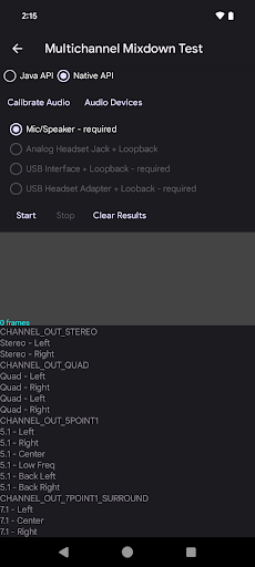 Çok kanallı mix'i başlatma