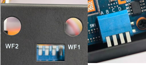 Emplacement des cavaliers d&#39;amorçage