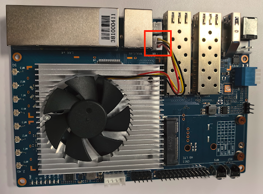 Fan power connector