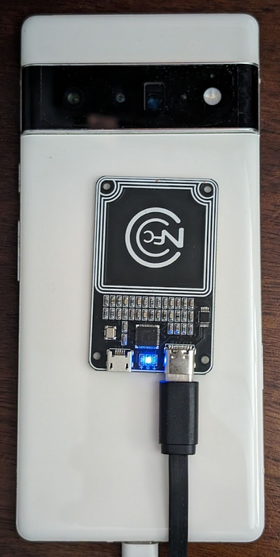 позиционирование NFC-чипа