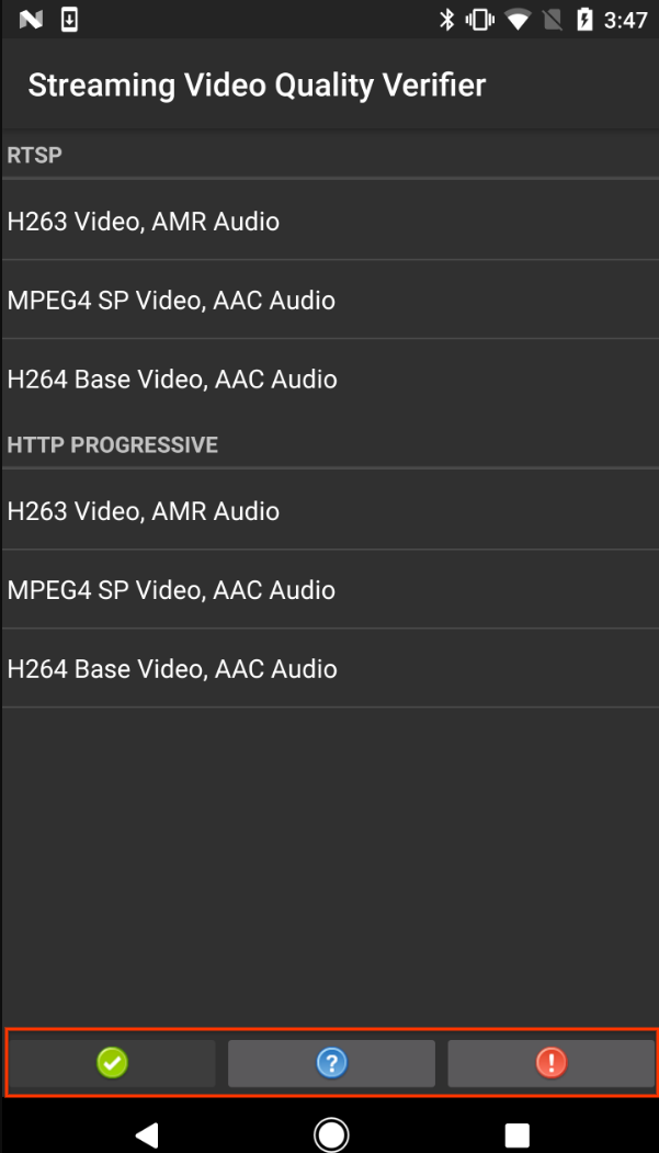 Verificatore della qualità dello streaming video