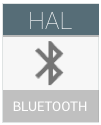 Icône Android Bluetooth HAL