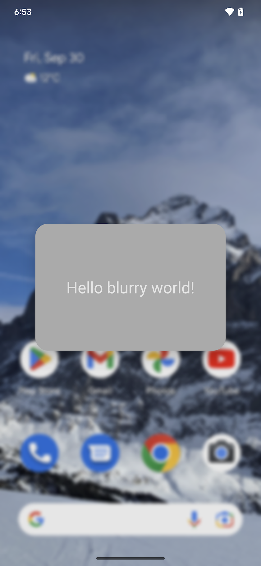 सिर्फ़ पीछे के हिस्से को धुंधला करें