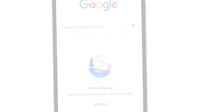 यह GIF एक फ़ोन को लैंडस्केप ओरिएंटेशन में और स्क्रीन पोर्ट्रेट ओरिएंटेशन में दिखाता है। एक आइकन उपयोगकर्ता से पूछता हुआ दिखाई देता है कि क्या वे अपने स्क्रीन ओरिएंटेशन को लैंडस्केप में बदलना चाहते हैं।