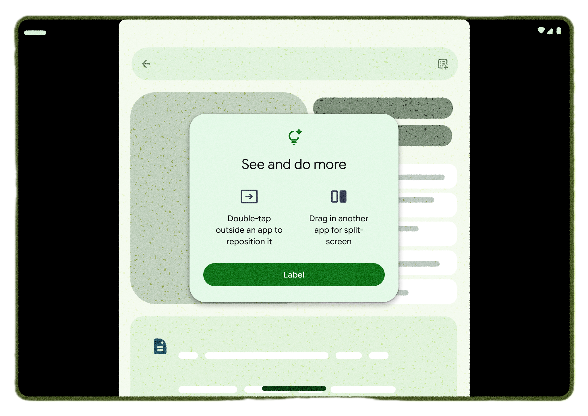 Pendidikan letterbox untuk aplikasi layar penuh