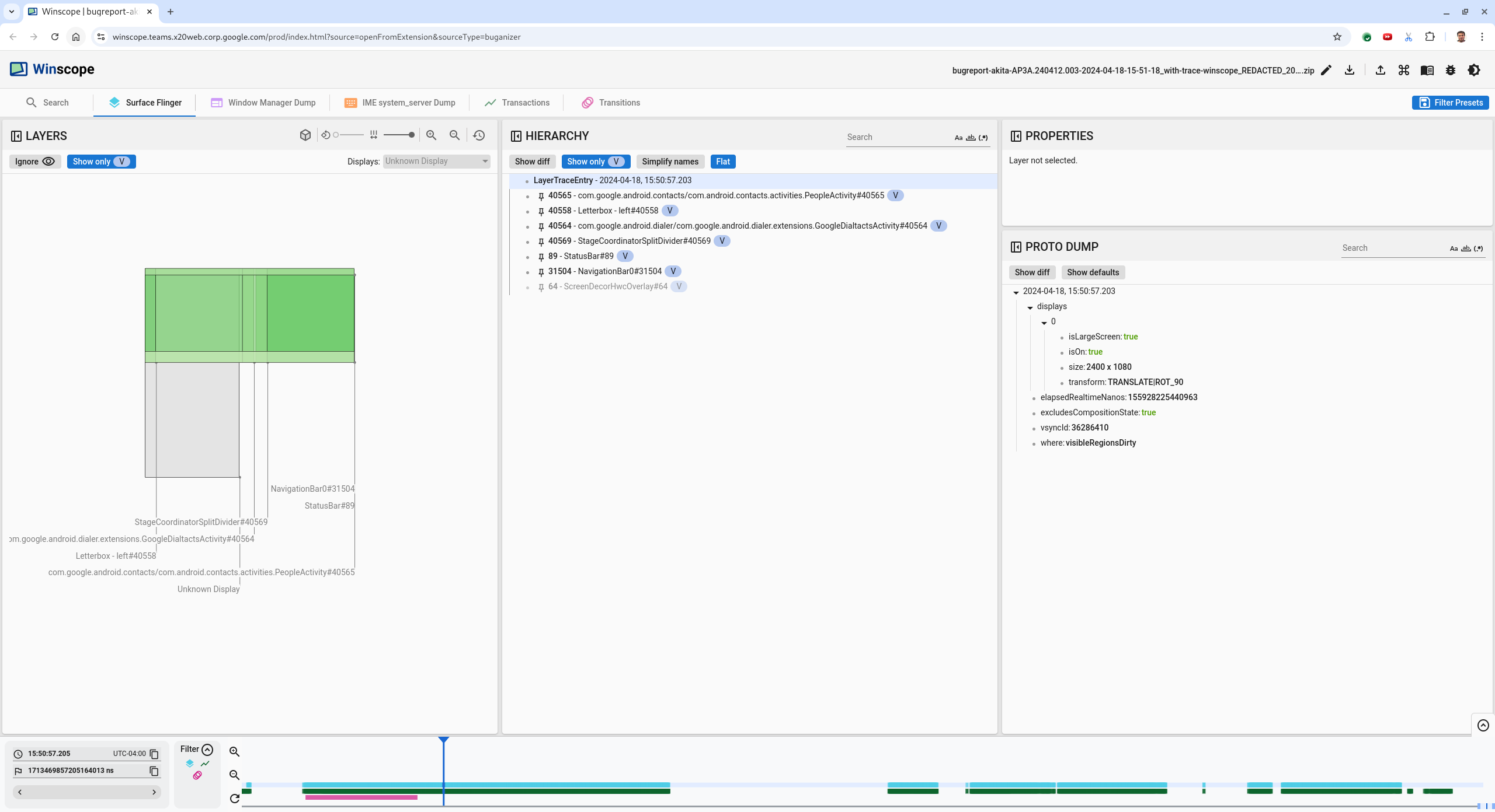 before_flicker Tela antes da oscilação