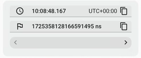 Timestamp navigation