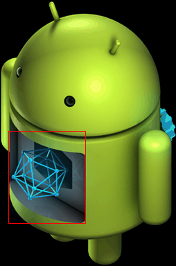 صورة مركّبة لعملية التثبيت بالإضافة إلى التراكب السابع