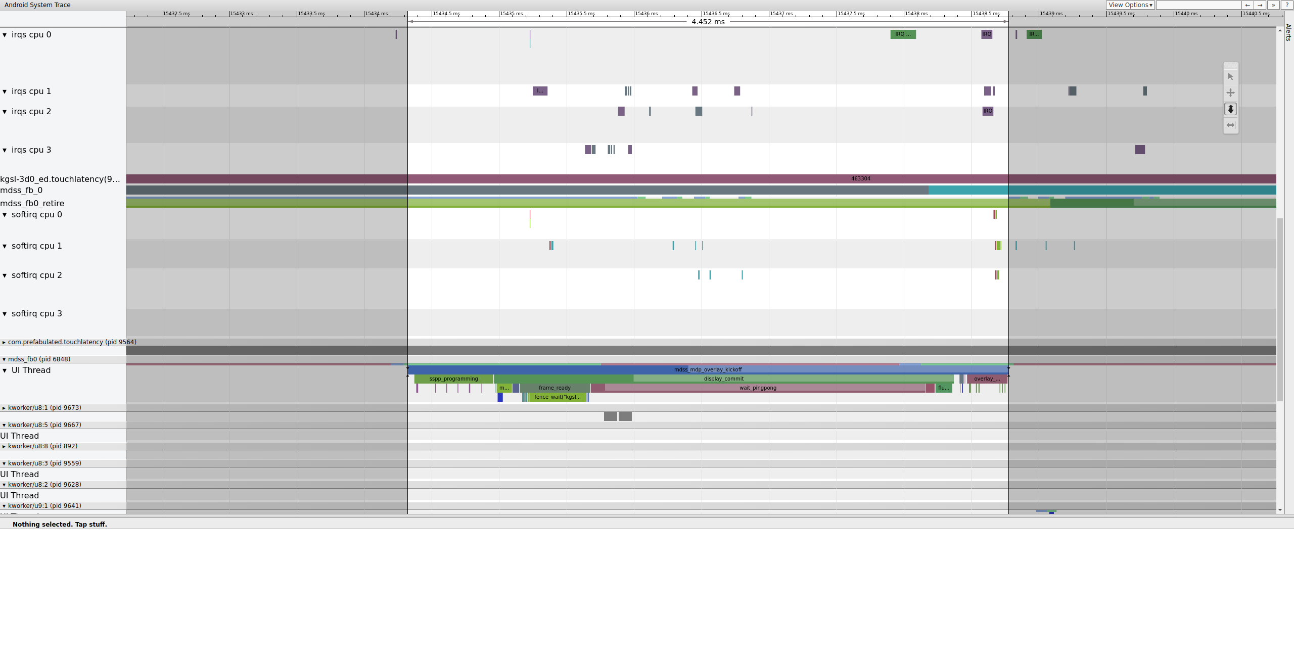 mdss_fb0 wakes on CPU 0