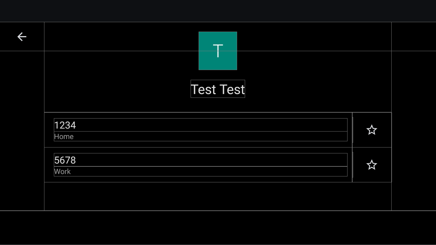 연락처 세부정보 Android 오픈소스 프로젝트 Android Open Source Project