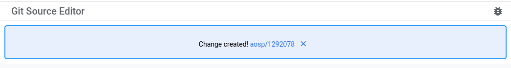 Notification de modification créée