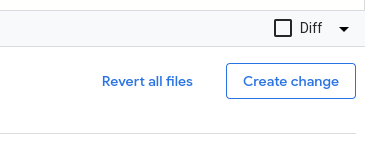Botón Revert all files