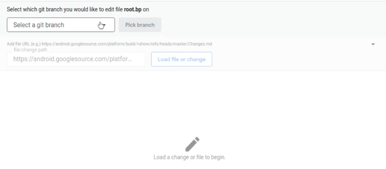 การเลือกกิ่ง Git เพื่อแก้ไข